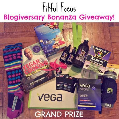 Grand Prize Blogiversary Bonanza Giveaway via Fitful Focus