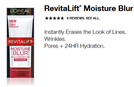 loreal moisture blur