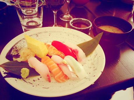 Healthy and delicious sushi