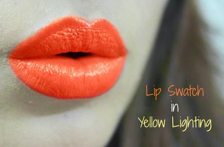 Colorbar Matte Touch Lipstick in Orange Punch | Review + FOTD