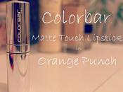 Colorbar Matte Touch Lipstick Orange Punch Review FOTD