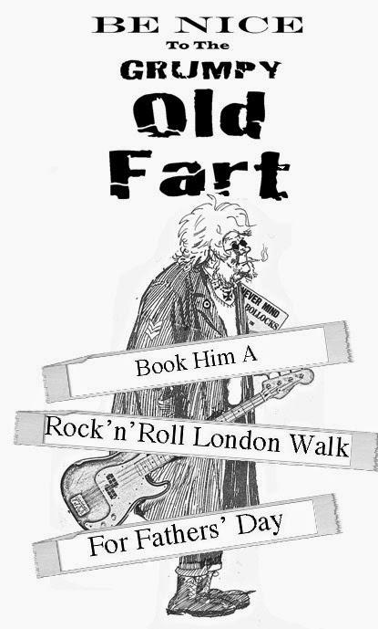 Friday is Rock'n'Roll London Day No.2  – And Sunday 15th June Is Fathers' Day