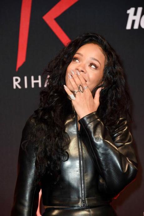 Rihanna Promotes Charity With Hard Rock Cafe