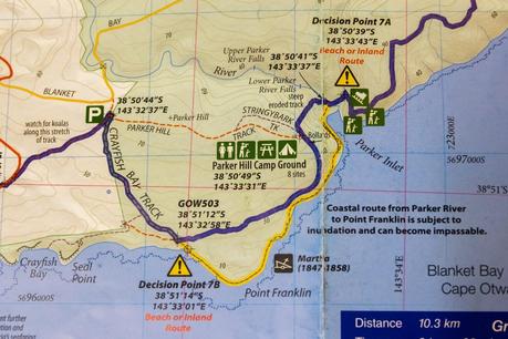great ocean walk map detail 2010 edition