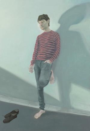 Emilio descalzo. 2013. Óleolienzo. 130x89cm