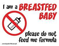 Image: Free Breastfed Baby card