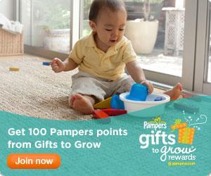 Image: Start earning reward points with every Pampers purchase. The more points you collect, the more fabulous toys and treats you can choose from our gift catalog