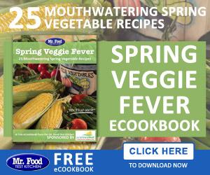 Image: Sign up and receive Mr. Food Spring Vegetable eCookbook