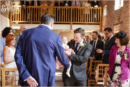 Groom greets abby daughter at The Ashes