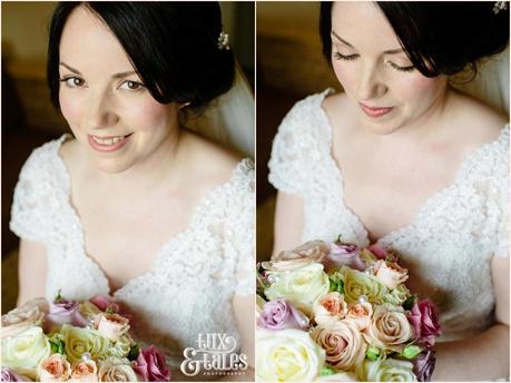 Bride portraits at The Ashes in Staffordhire