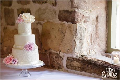 Cake at country wedding at The Ashes