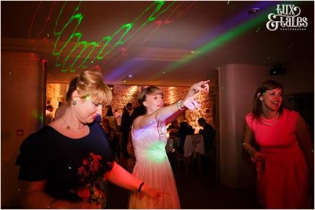 Guests dancing at wedding