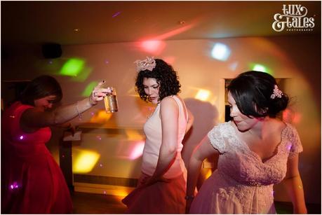 Guests dancing at wedding