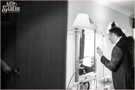 Groom Gets ready at the ashes wedding