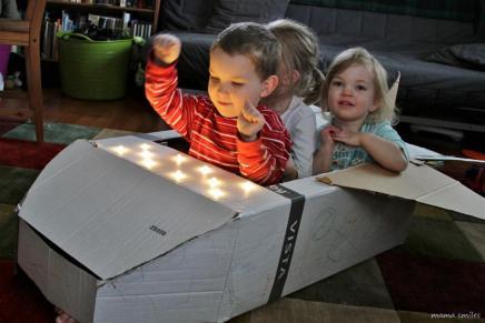 Cardboard Box Spaceship