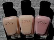 ZOYA Naturel Collection Swatches Part (Taylor, Chantal, Rue)