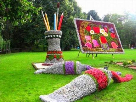 Creation: Flower sculptures flowers4