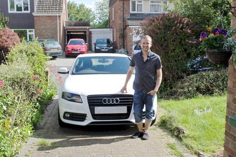 audi, audi a4, audi a4 white black edition