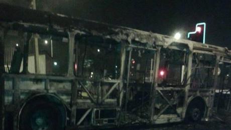 Santiago, Chile: Pack of Anarchic Nihilist Shock Strikes Again transantiago