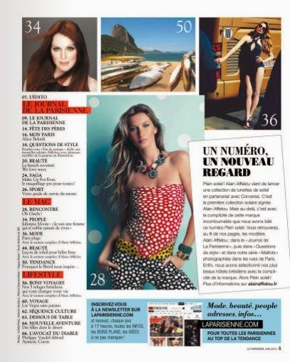 Gisele Bundchen For La Parisienne Magazine, France, July 2014