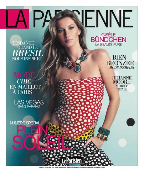 Gisele Bundchen For La Parisienne Magazine, France, July 2014