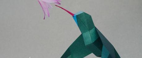 Geometric Animal Paper Sculptures