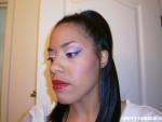 Face Of The Day: Pink & Purple Eyes + Burgundy Lips