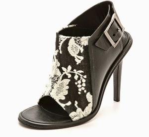 Shoe of the Day | Tibi Milou Brocade Open-toe Bootie