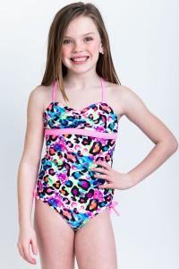 Girl's one piece swimsuit