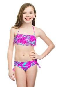 Tropical Fringe Bikini for Girls