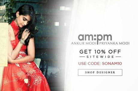 SSU: Discounted Online Shopping For Indian Designers With Exclusively.in on Sonam Kapoo's Birthday 