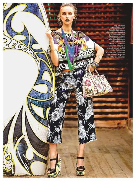 Marcelina Sowa For Elle Magazine, Portugal, July 2014