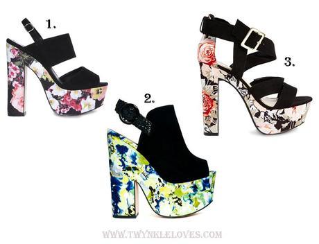 Right Now I'm Loving: Petal Print Platforms