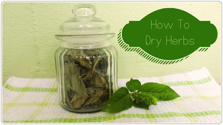 How To Dry Herbs