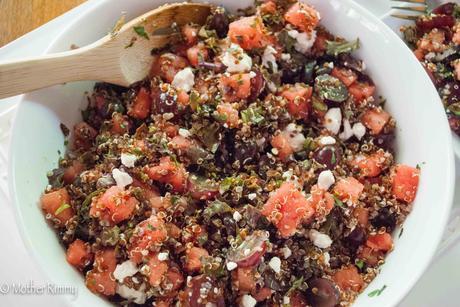 Quinoa Salad with Watermelon