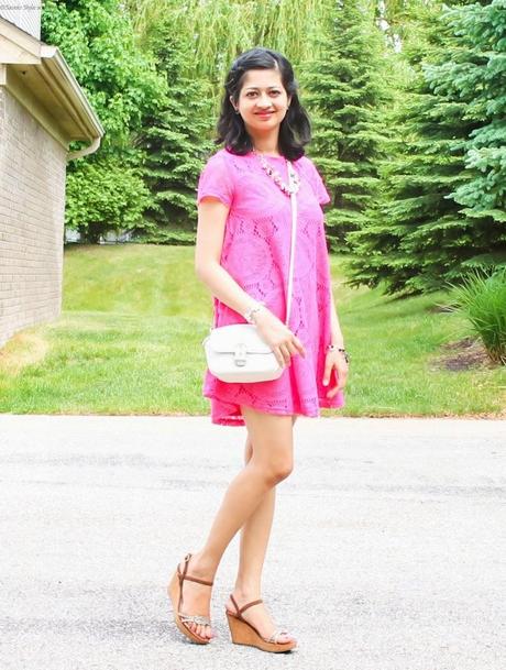 OOTD: Pink Lace