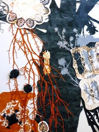 paper arts | hand cut paper art installation