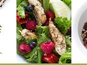 Healthy Chicken Berry Salad with Peppadews