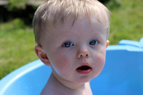 First time in the paddling pool!
