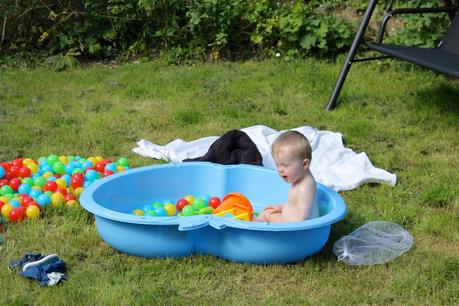 First time in the paddling pool!