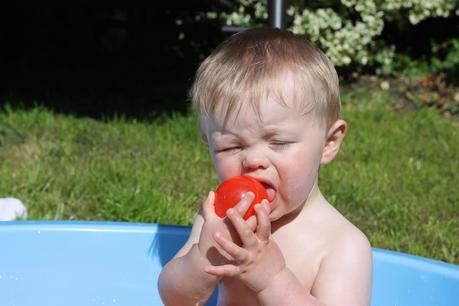 First time in the paddling pool!