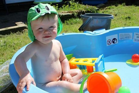 First time in the paddling pool!