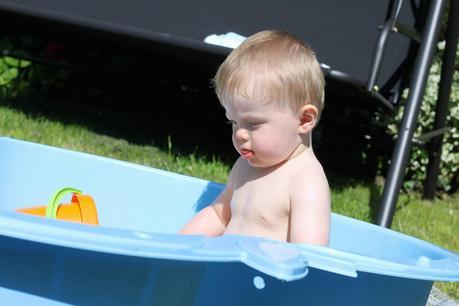 First time in the paddling pool!