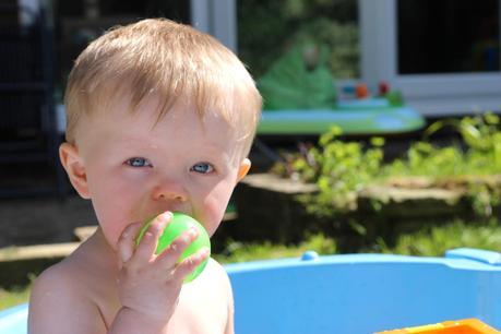 First time in the paddling pool!