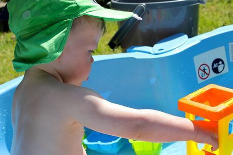 First time in the paddling pool!