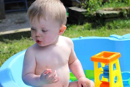First time in the paddling pool!