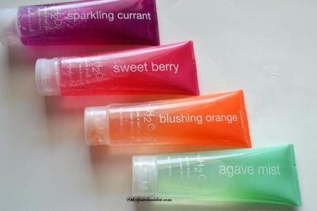 H2O+ Shower Gels : Black Currant, Sweet Berry, Blushing Orange and Agave Mist :: A Fabbag Haul