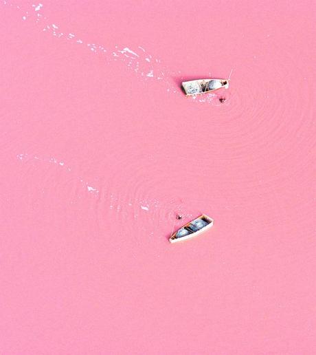 Photography of Lake Retba in Senegal