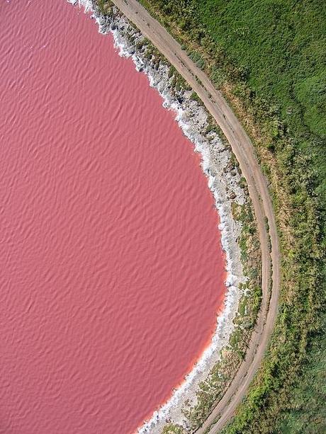 Photography of Lake Retba in Senegal