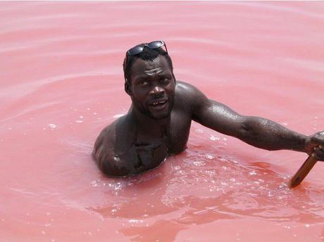 Photography of Lake Retba in Senegal